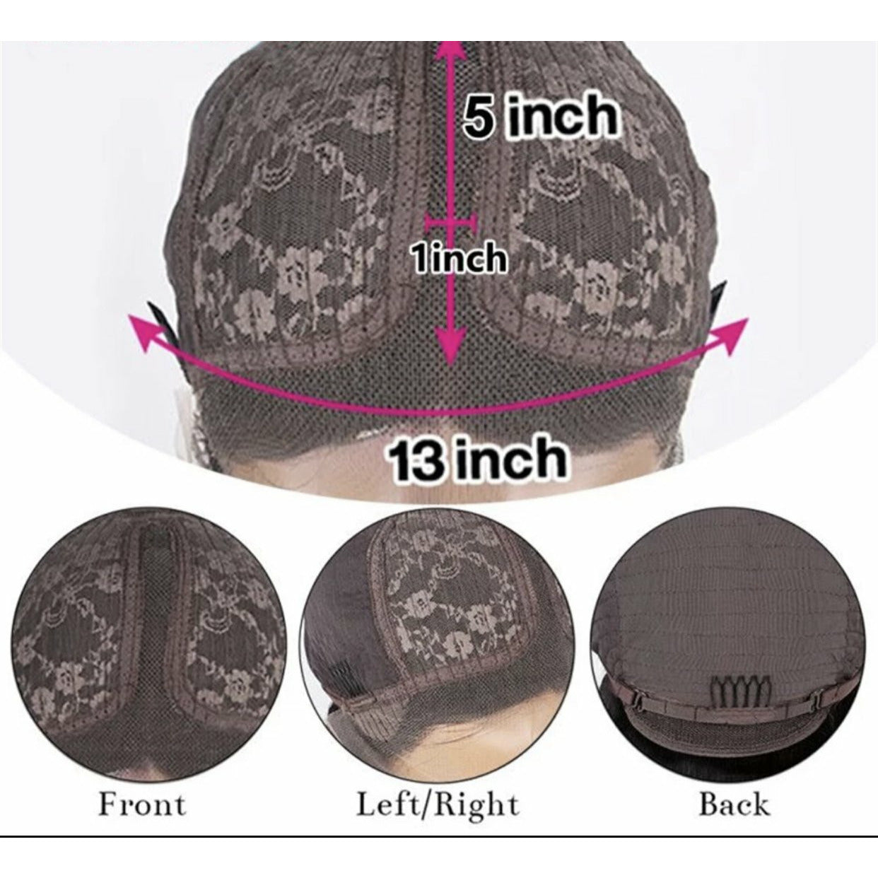 Body wave 13x4x1 T part closure wig