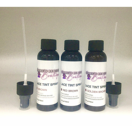 Lace tint spray
